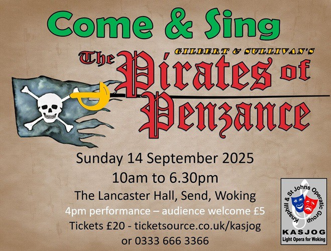 Come and Sing The Pirates of Penzance